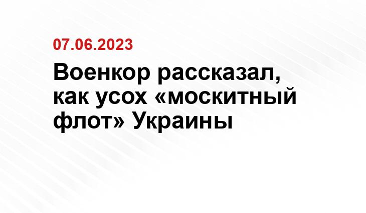 Военкор рассказал, как усох «москитный флот» Украины