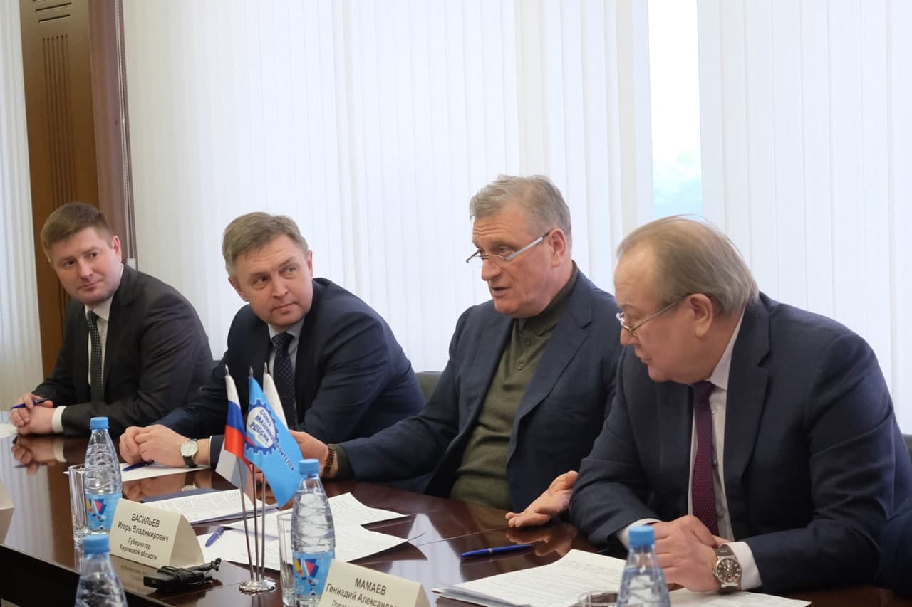 «Союз машиностроителей» и губернатор обсудили кандидатуру на пост председателя Заксобрания Кировской области