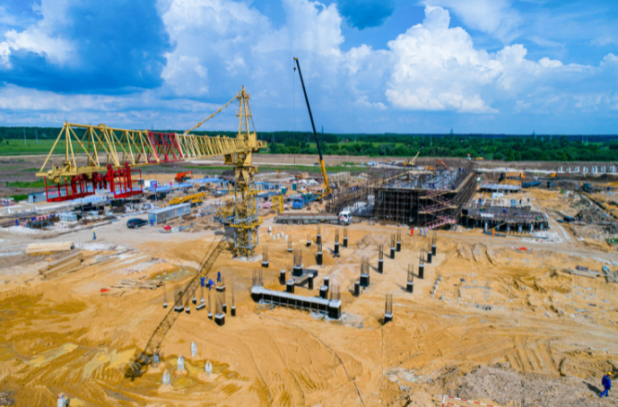 "Щекиноазот" взвинтил темпы строительства комплекса по выпуску аммиака и карбамида