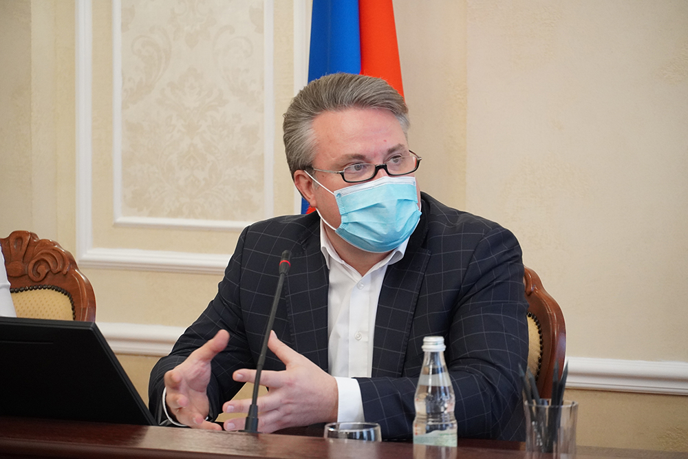 Мэр Воронежа ответил на вопросы журналистов