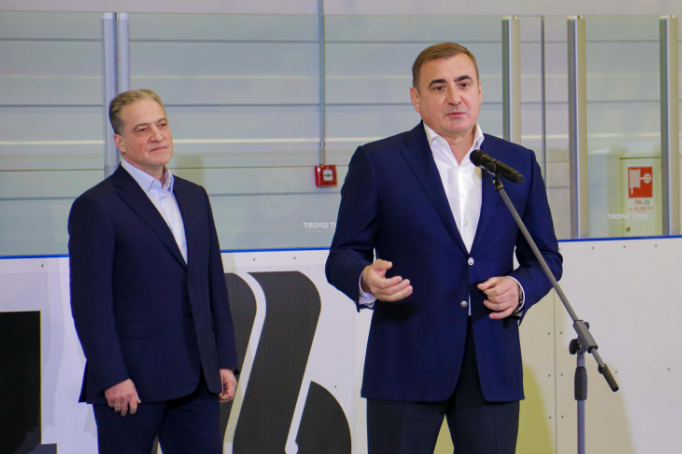 В Щекино открыта Ледовая арена «Корд»
