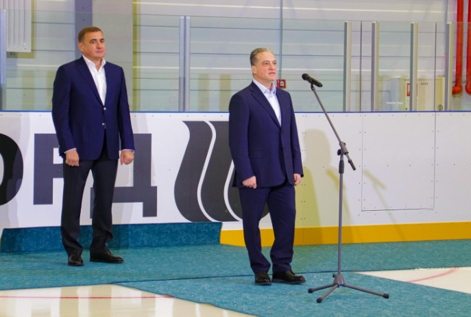 В Щекино открыта Ледовая арена «Корд»