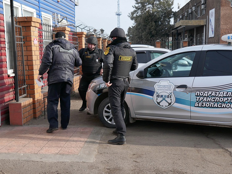 В Ейском управлении Азово-Черноморского бассейнового филиала прошла совместная тренировка по обеспечению транспортной безопасности акватории морского
