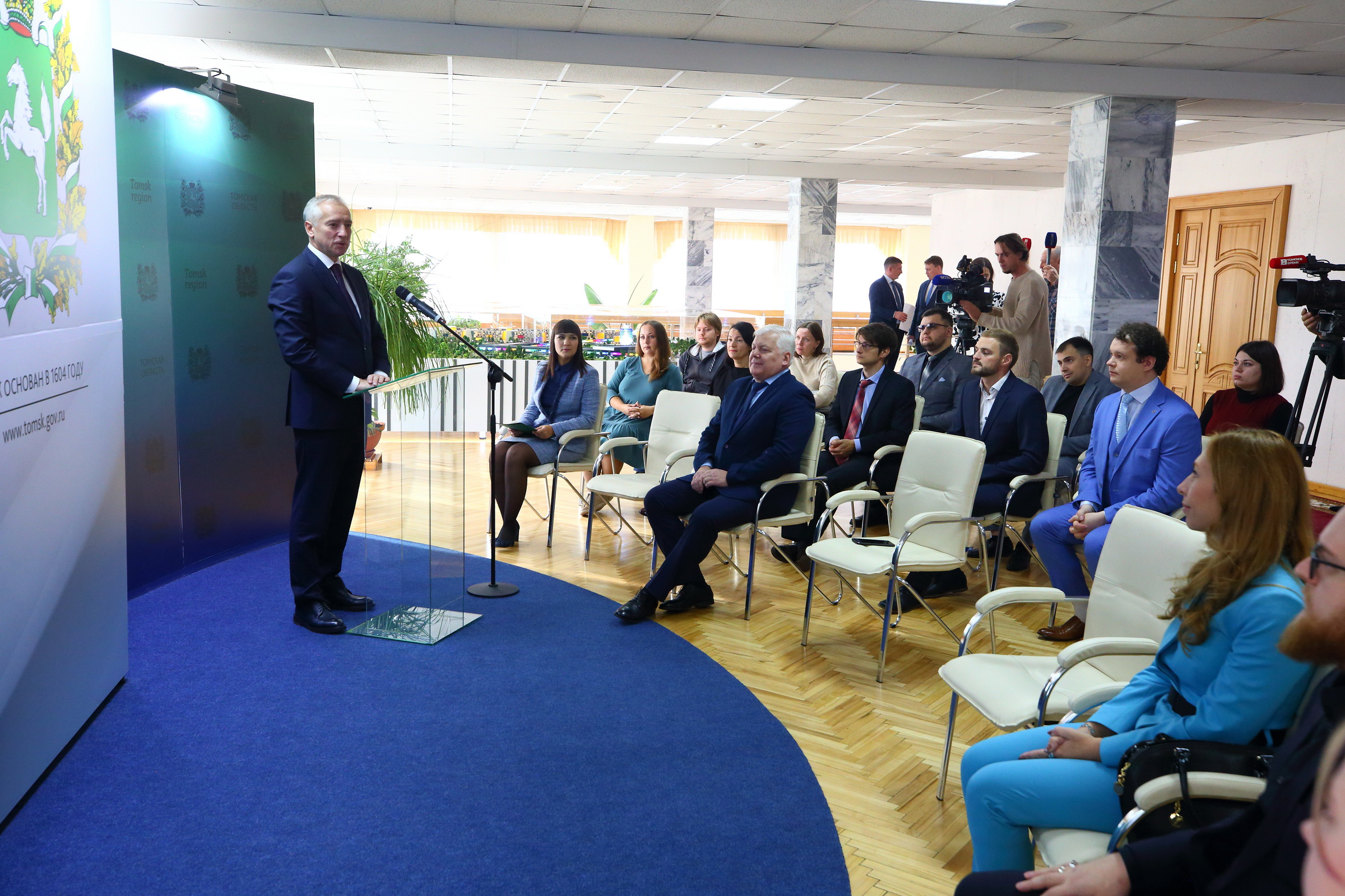 Томский губернатор поздравил молодых ученых с победой в конкурсе президентских грантов