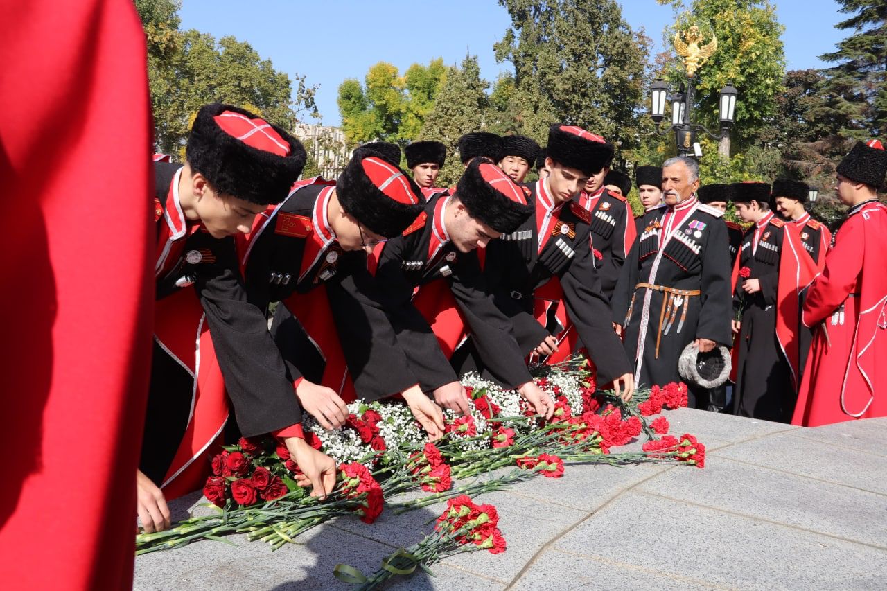 В рамках празднования Дня кубанского казачества состоялось освящение знамени казачьей бригады «Кубань»