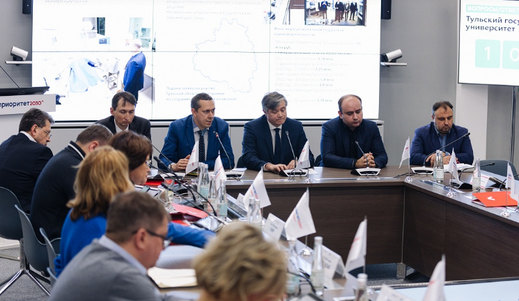 В ТулГУ подводят итоги работы вуза за 2021-2022 годы в рамках программы «Приоритет 2030» пресс-службы ТулГУ