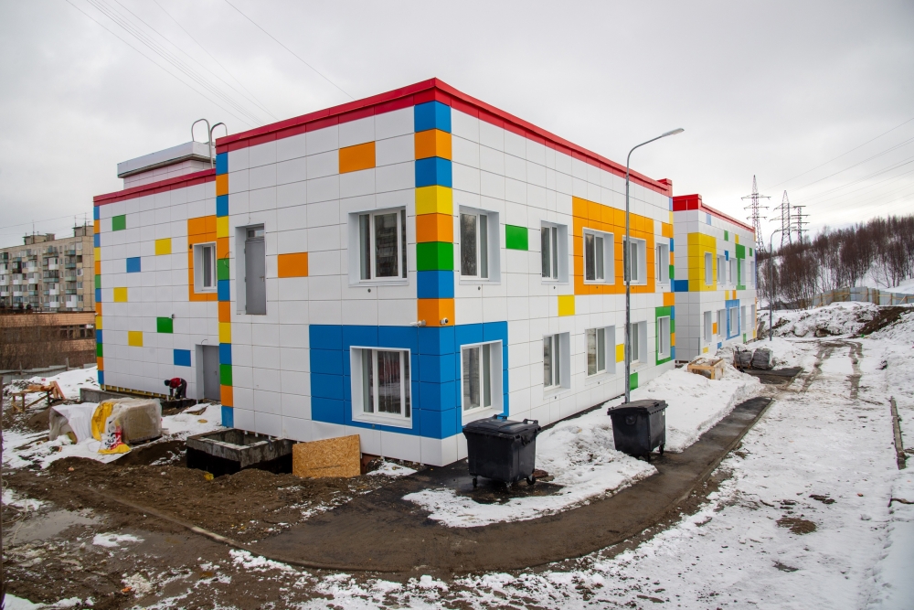 В Мурманске построен новый детский сад