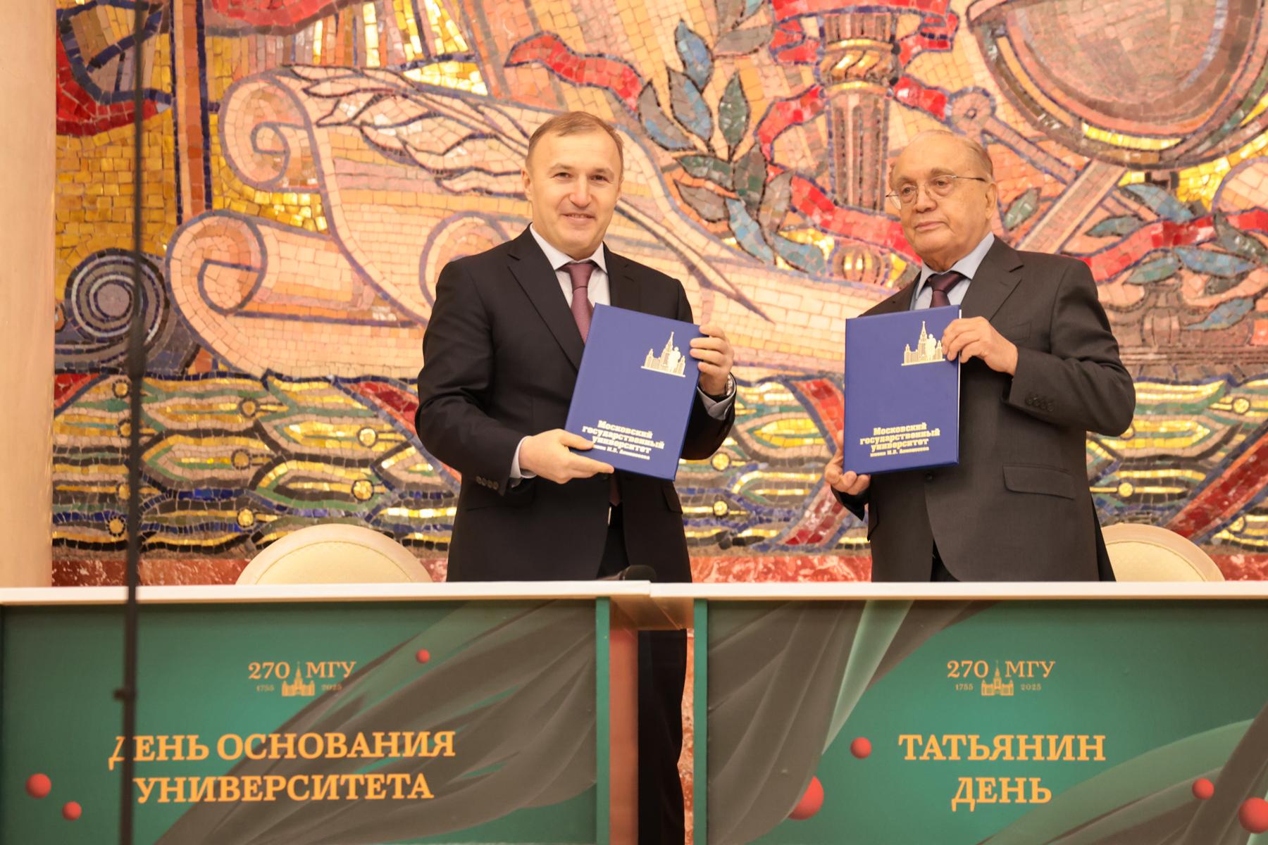 Глава Адыгеи и ректор МГУ заключили соглашение о сотрудничестве