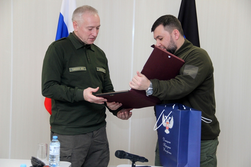 Томский губернатор и врио главы ДНР обсудили сотрудничество между регионами