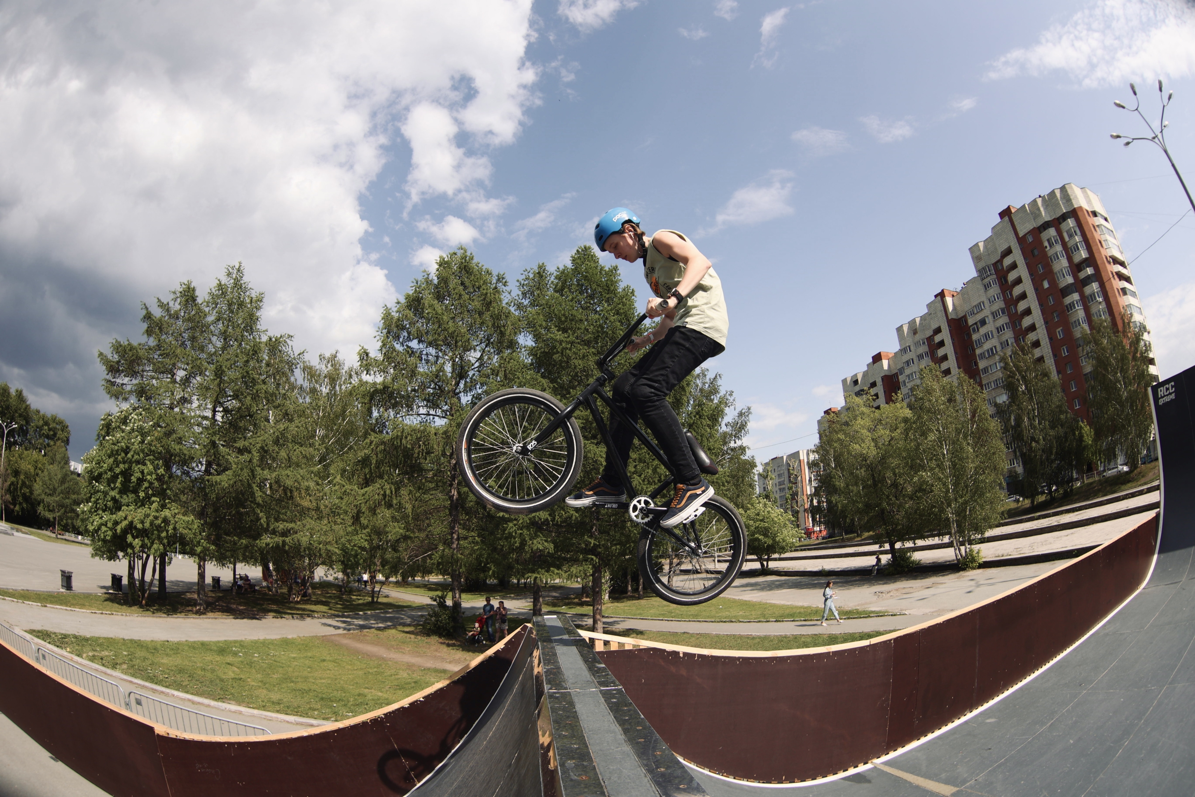 Велоспорт BMX фристайл парк Казань