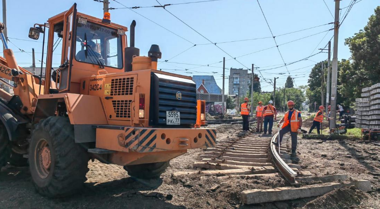 «Синара – ГТР Краснодар» начали первый этап переустройства трамвайного узла в Краснодаре