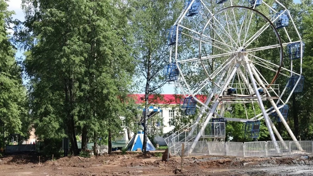 Новая жизнь парка Горького в Глазове