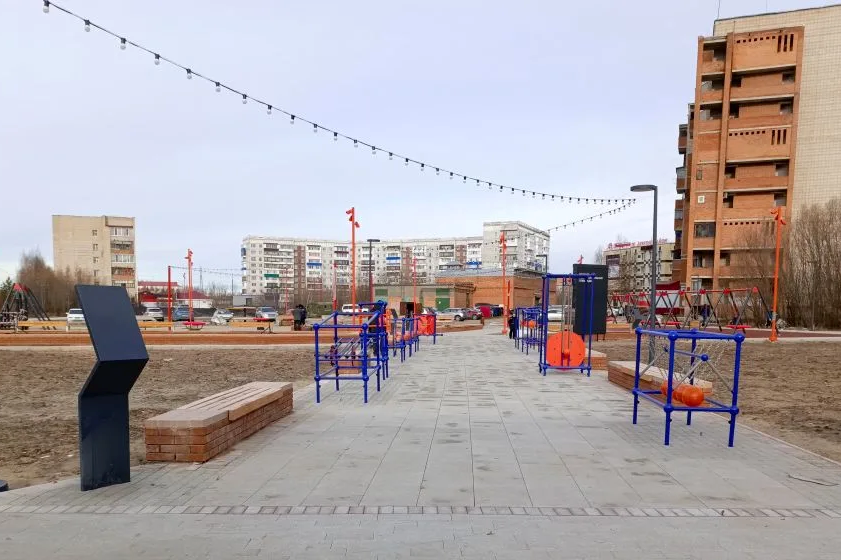 Обустройство общественного пространства «Белые ночи» на севере Томской области вышло на финальный этап