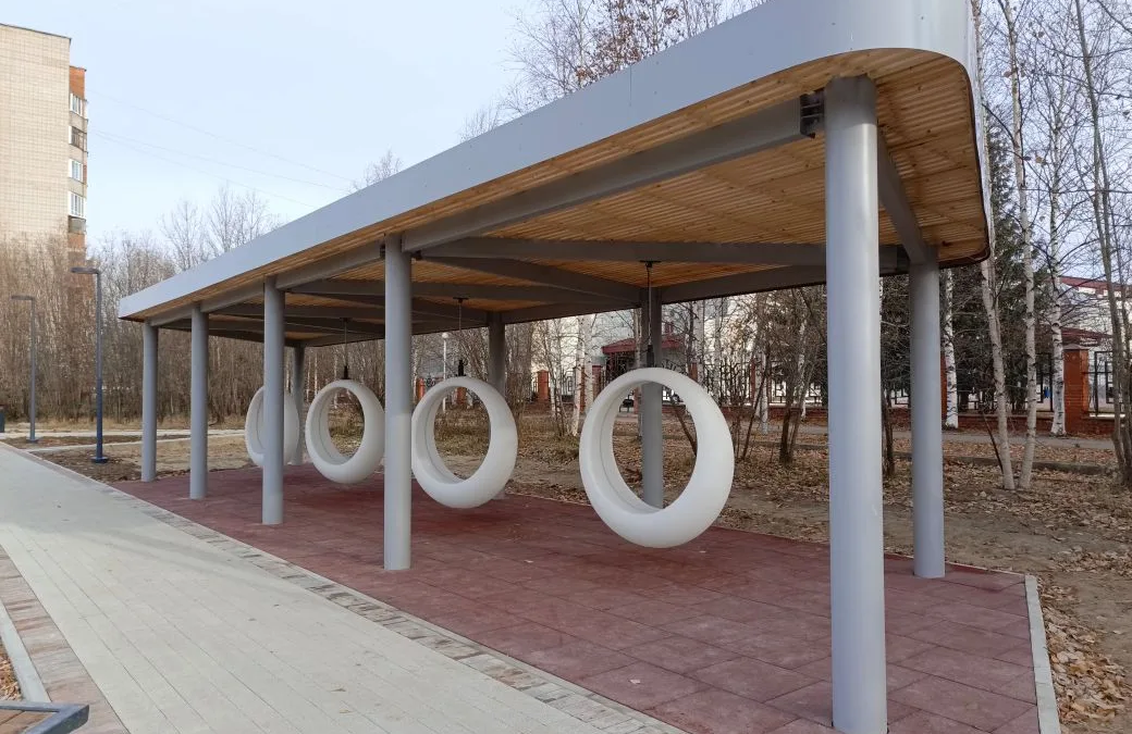 Обустройство общественного пространства «Белые ночи» на севере Томской области вышло на финальный этап