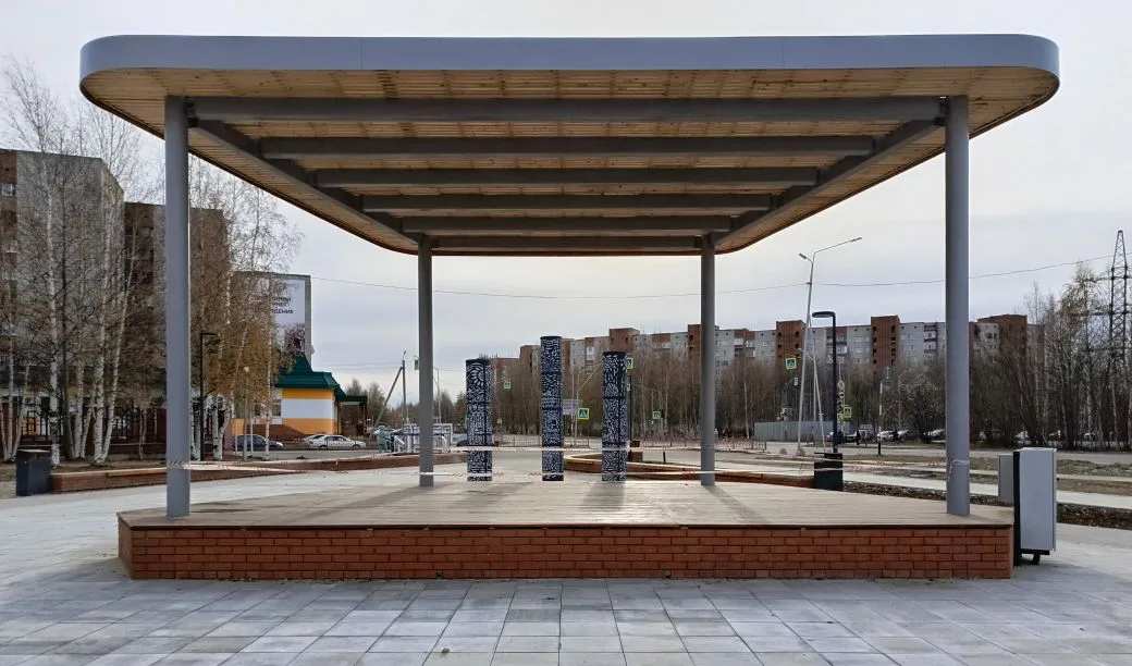 Обустройство общественного пространства «Белые ночи» на севере Томской области вышло на финальный этап