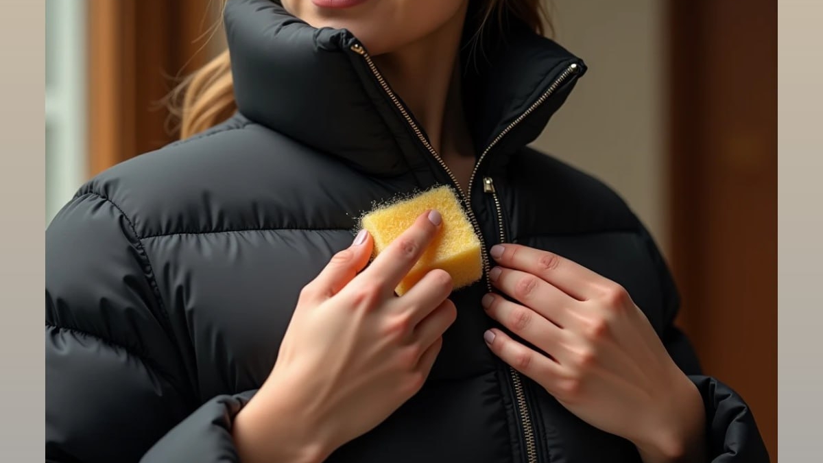 Спасаем пуховик без стирки: 5 шагов вернут одежде чистоту и свежесть — экспресс-метод против пятен ИА SM-News, seaart.ai