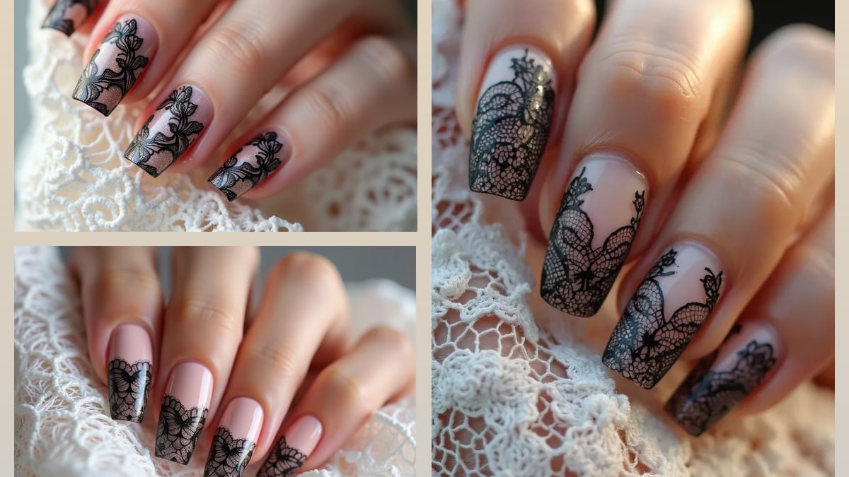 Ажурная нежность на кончиках пальцев: как сделать кружевной маникюр дома — идеи, инструменты ИА SM-News, seaart.ai