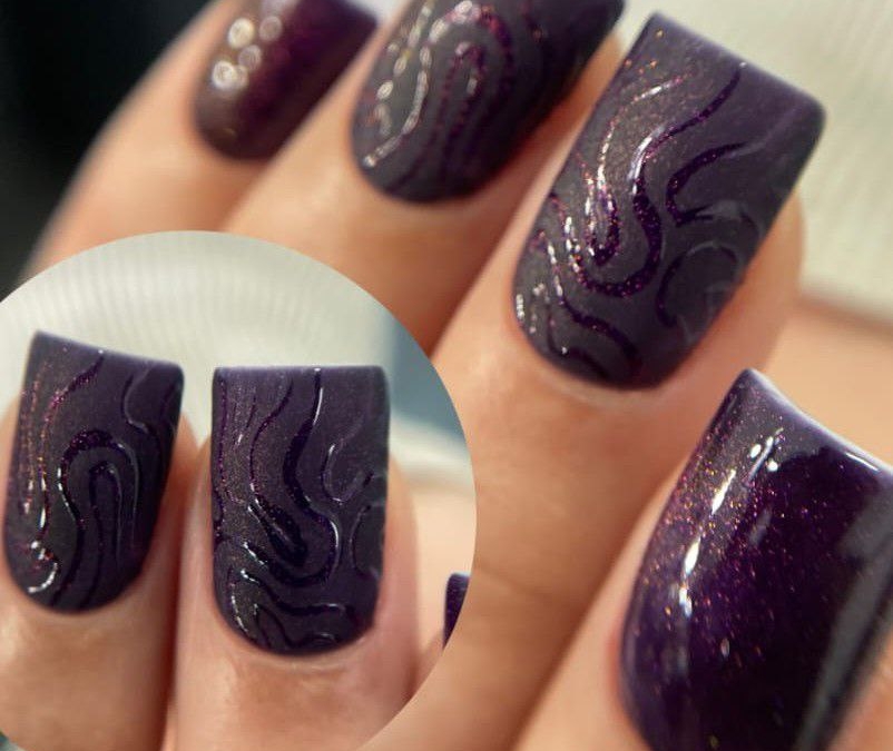 Темно-фиолетовый френч: новый код элегантности в маникуюре 2026 года ИА SM.News