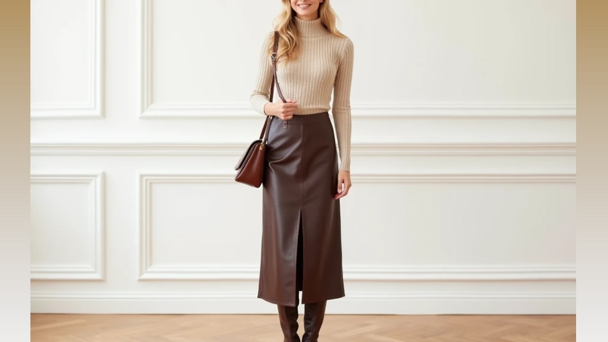 Как носить кожу весной 2026 и выглядеть стильно, а не вызывающе: 5 образов для повседневной жизни ИА SM-News, seaart.ai