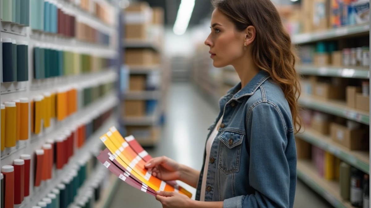 Как подобрать краску для стен, чтобы интерьер был уютным: магия цветового круга — методы колористов ИА SM-News, seaart.ai