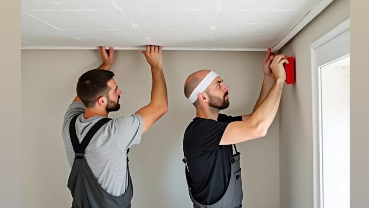 Натяжка уходит в прошлое: тренды, которые меняют дизайн — красивый потолок без пластика ИА SM-News, seaart.ai