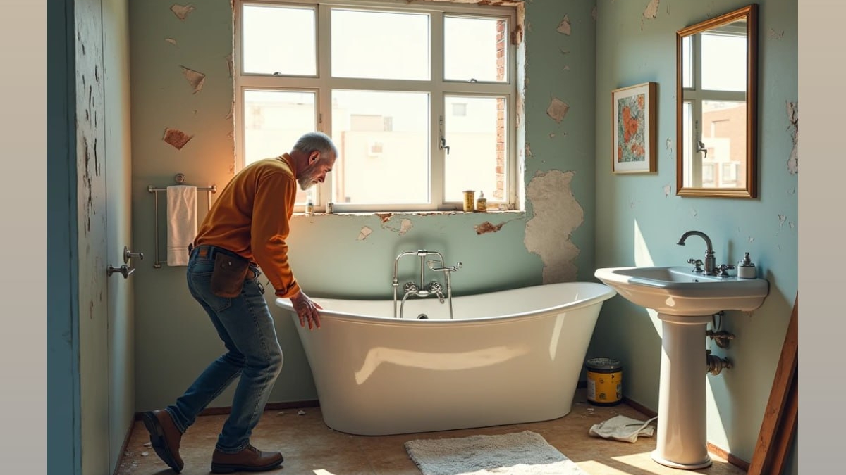 Хотите душ, но жалко ванну? Ремонт за выходные — как переделать ванну в душ без стройки и переплат ИА SM-News, seaart.ai