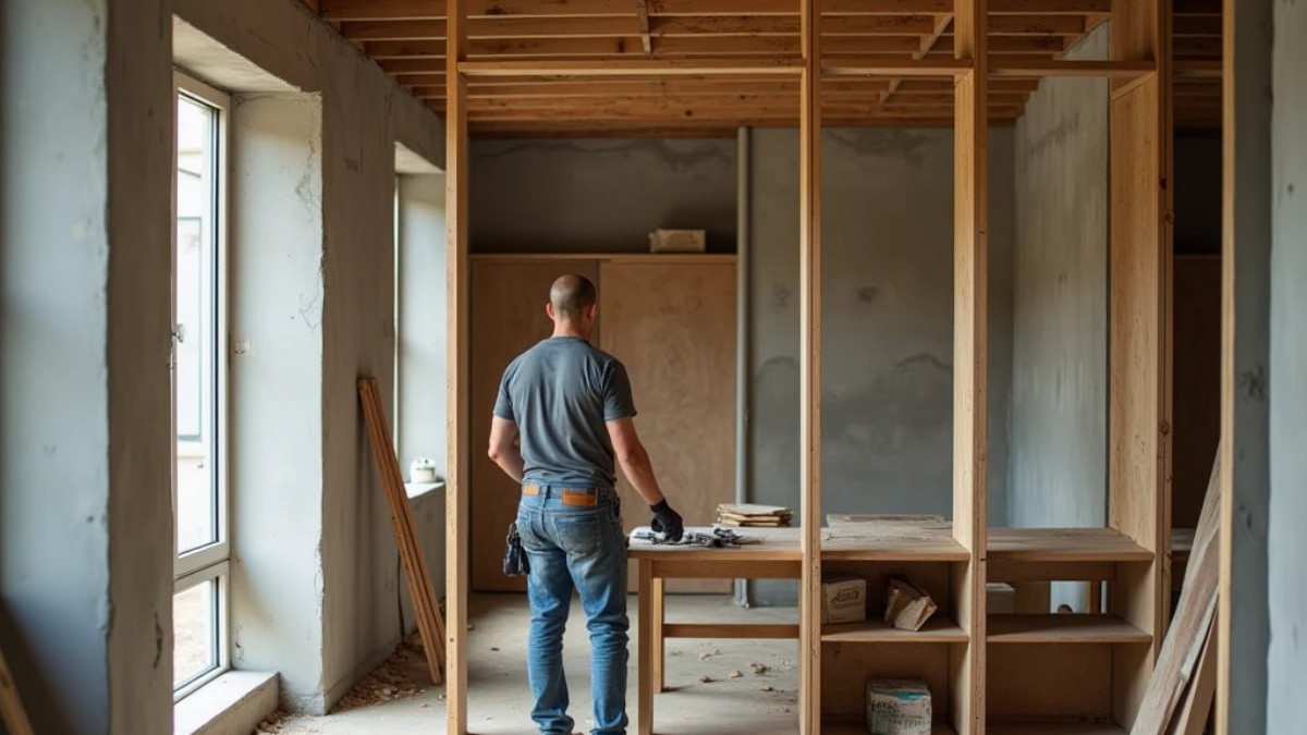 Гардеробная на месте кухни и не только это: как превратить 36 м² в продуманный и удобный дом ИА SM-News, seaart.ai