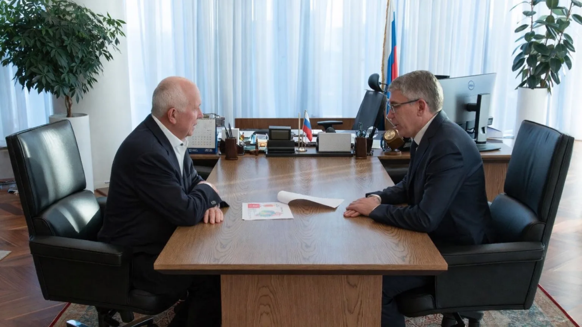 Миляев и Чемезов обсудили подготовку июньского форума из личного архива Д.Миляева