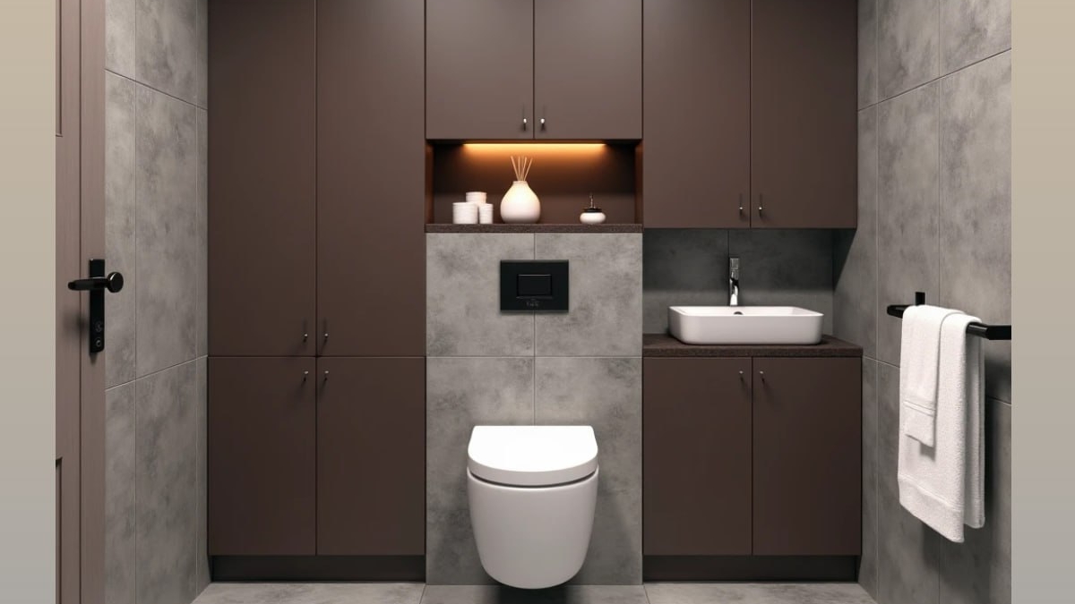 2 кв. метра — не приговор: 7 приемов превратят крошечный санузел в стильное пространство ИА SM-News, seaart.ai