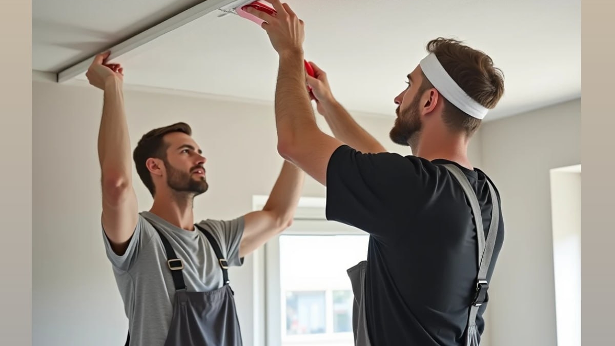 Натяжной потолок или гипсокартон: что выбрать для современного интерьера — выбор для разных комнат ИА SM-News, seaart.ai