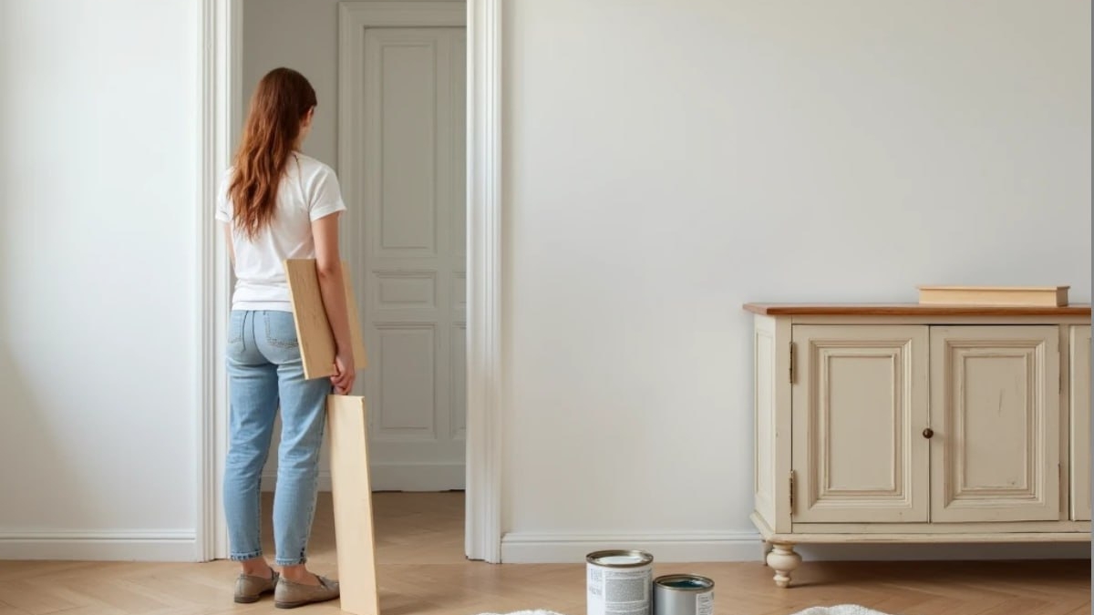 Как обновить старый комод за вечер: покраска без шлифовки — личный опыт под руководством мастера ИА SM-News, seaart.ai