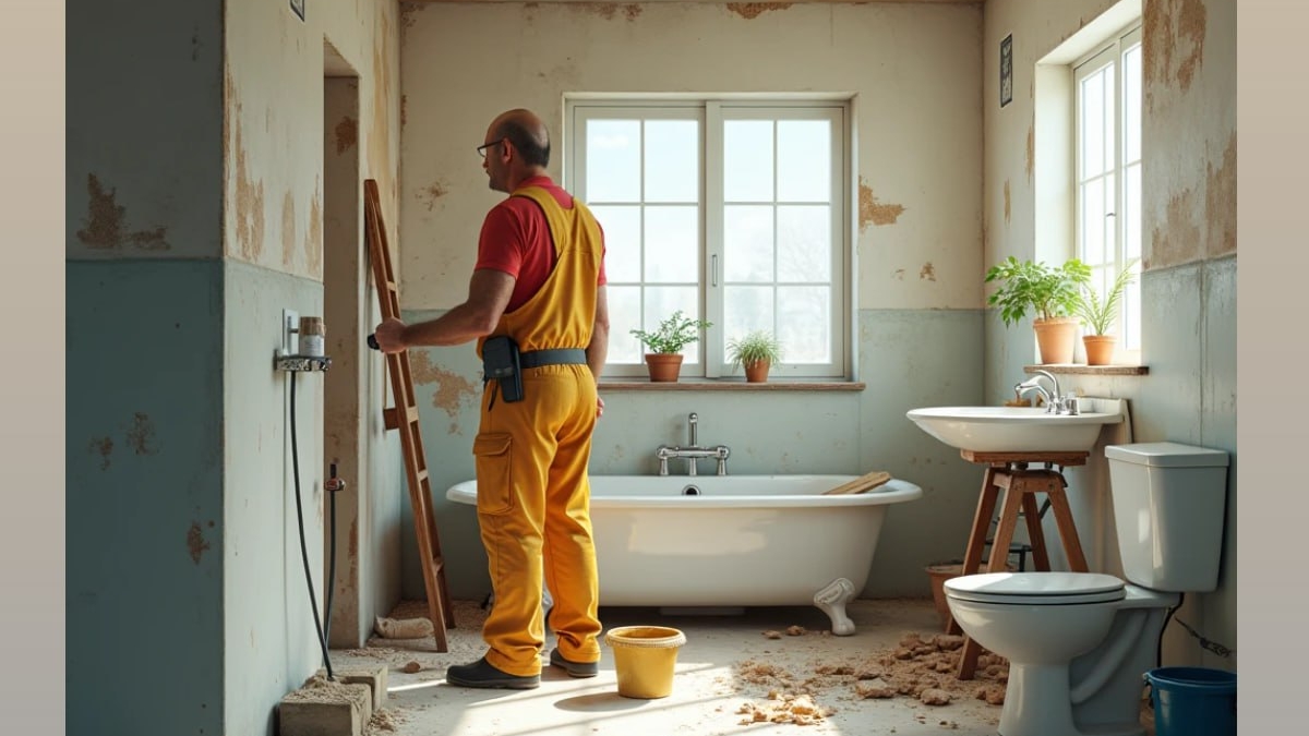 Сделаете неправильно — придется ломать всё: порядок ремонтных работ в ванной комнате ИА SM-News, seaart.ai