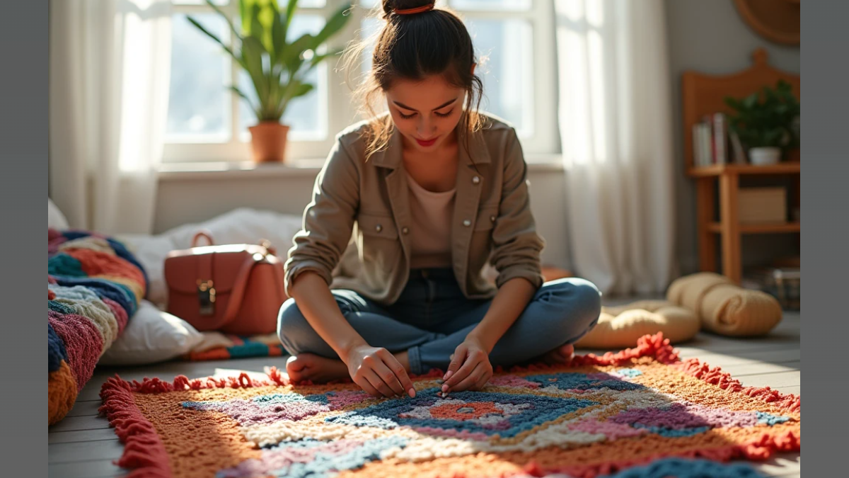 Не выбрасываю старую одежду — превращаю её в стильные коврики: способ, о котором все забыли ИА SM-News, seaart.ai