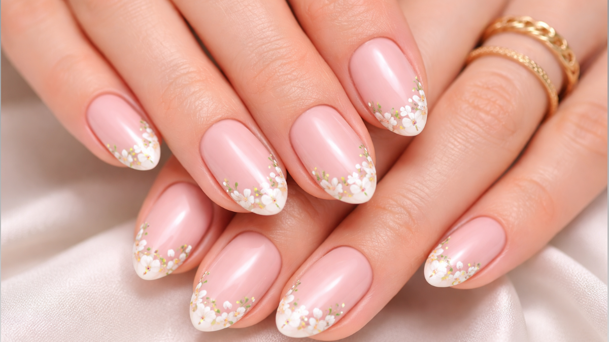 Нежнее не бывает: розовый маникюр с эффектом мокрых лепестков — как сделать майский тренд ИА SM-News, seaart.ai
