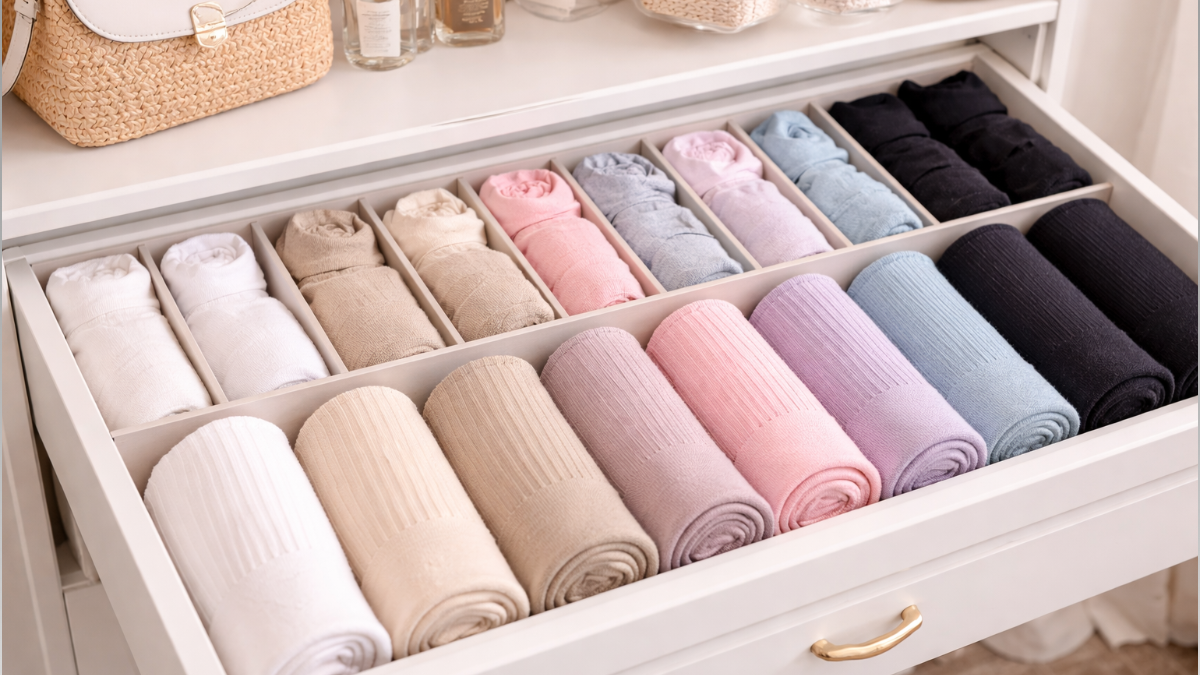 Как разобрать завалы на полке: скрутите счастье в рулончики — лайфхак удвоит место в шкафу ИА SM-News, chatgpt.com