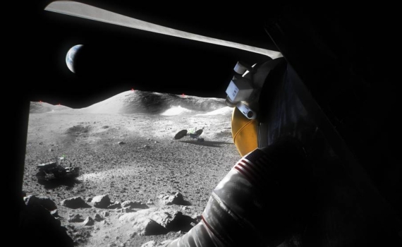 Проект MoonFall предполагает запуск дронов для планирования будущих мест посадки экипажей «Артемиды» Проект MoonFall предполагает запуск дронов для планирования будущих мест посадки экипажей «Артемиды»