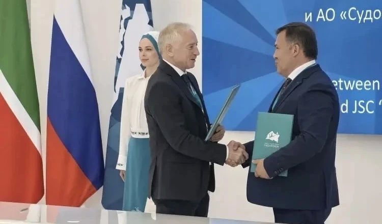 Томский губернатор подписал соглашение о сотрудничестве с судостроительной корпорацией